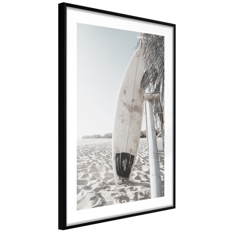 Wall Poster Surfboard - summer landscape of a sandy beach against the sky 137837 additionalImage 5
