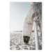 Wall Poster Surfboard - summer landscape of a sandy beach against the sky 137837