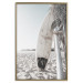 Wall Poster Surfboard - summer landscape of a sandy beach against the sky 137837 additionalThumb 9