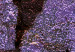 Canvas Art Print Purple Shade Map (1-piece) Wide - purple world map 142337 additionalThumb 5