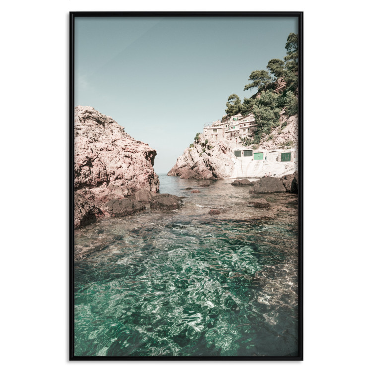 Wall Poster Rocks in the Balearic Islands - Seascape With Houses in the Background 145337 additionalImage 19