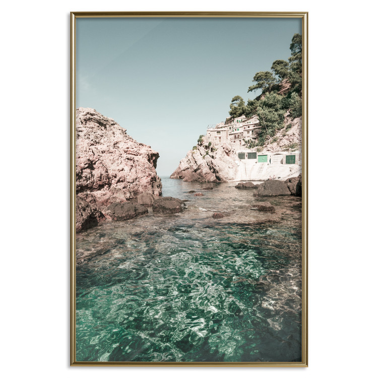 Wall Poster Rocks in the Balearic Islands - Seascape With Houses in the Background 145337 additionalImage 27