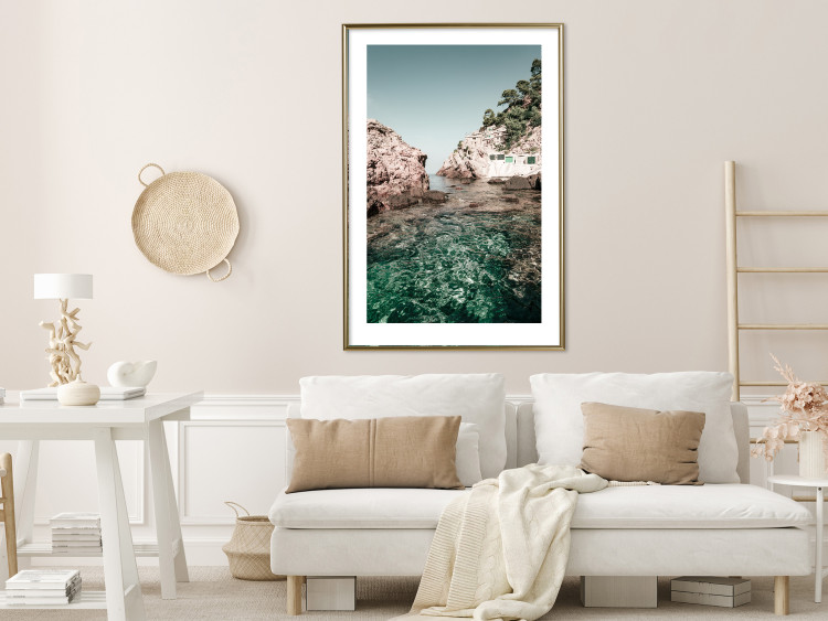 Wall Poster Rocks in the Balearic Islands - Seascape With Houses in the Background 145337 additionalImage 16