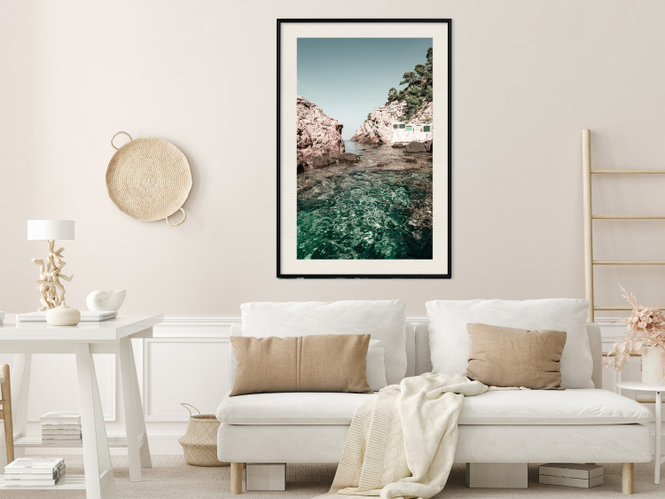 Wall Poster Rocks in the Balearic Islands - Seascape With Houses in the Background 145337 additionalImage 12