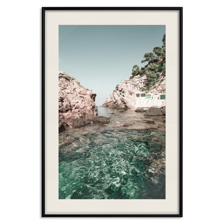 Wall Poster Rocks in the Balearic Islands - Seascape With Houses in the Background 145337 additionalImage 23