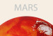 Canvas Art Print Red Planet - Mars and Abstract Composition With the Solar System 146237 additionalThumb 5