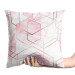 Decorative Velor Pillow Marble crystals - an abstract, geometric composition in glamour style 147037 additionalThumb 4