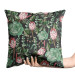 Decorative Velor Pillow Cactus gallery - graphic composition of succulents on black background 147137 additionalThumb 2