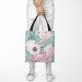 Shopping Bag A floral dream - a pink and green motif inspired by nature 147437 additionalThumb 2