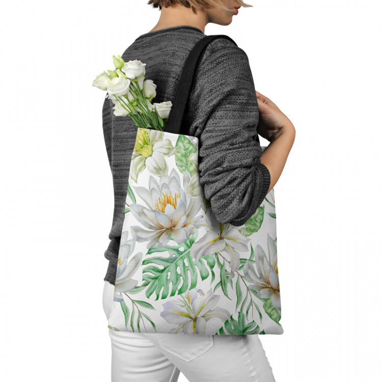 Shopping Bag A crisp spring - a subtle floral composition in the cottagecore style 148537 additionalImage 3