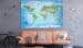 Large canvas print World Map with Compass [Large Format] 150737 additionalThumb 5
