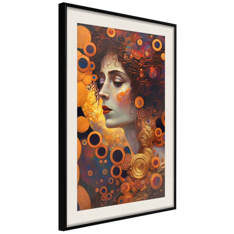 Wall Poster A Pensive Woman - A Portrait Inspired by the Works of Gustav Klimt 151137 additionalImage 9