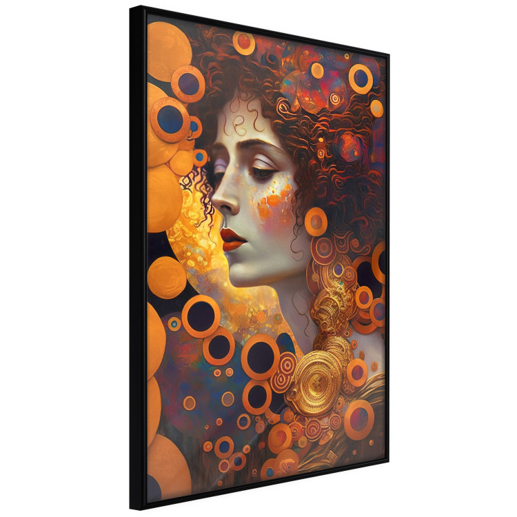 Wall Poster A Pensive Woman - A Portrait Inspired by the Works of Gustav Klimt 151137 additionalImage 5