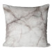 Decorative Microfiber Pillow Gray Marble - Composition Imitating the Texture of the Rock With Dark Veins 151337 additionalThumb 2