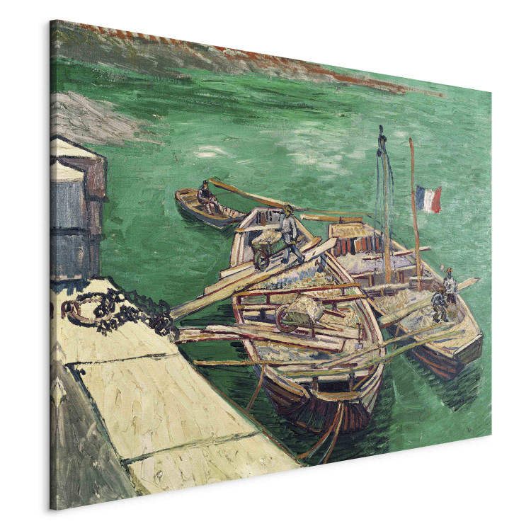 Art Reproduction Landing Stage with Boats 154137 additionalImage 2