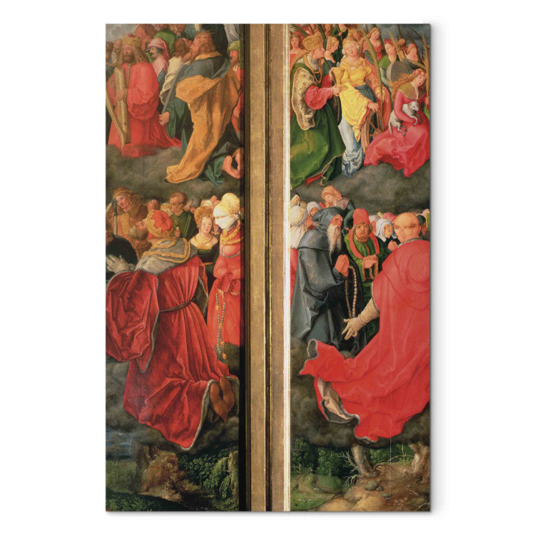 Art Reproduction All Saints Day altarpiece, partial copy in the form of two side panels 155837