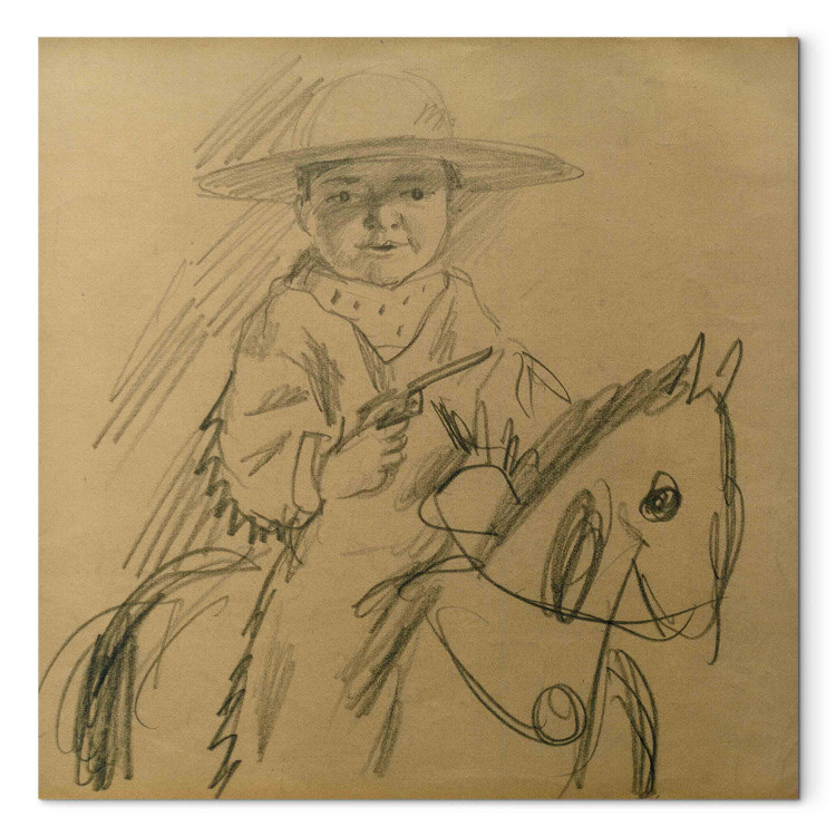 Reproduction Painting Walter als Cowboy 157637