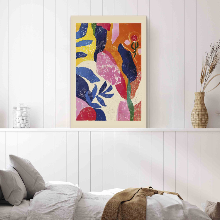 Canvas Print Colorful Abstraction - A Composition Inspired by the Work of Henri Matisse 159937 additionalImage 3