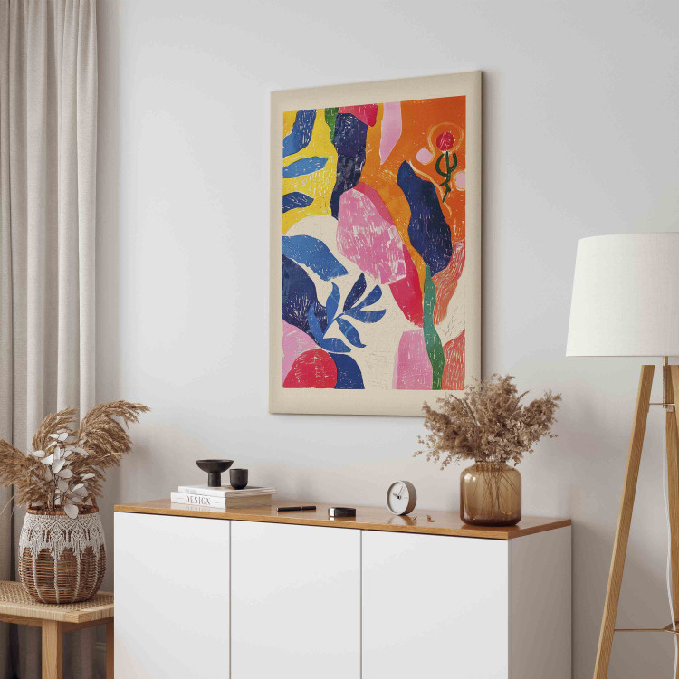 Canvas Print Colorful Abstraction - A Composition Inspired by the Work of Henri Matisse 159937 additionalImage 10