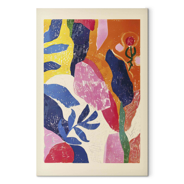 Canvas Print Colorful Abstraction - A Composition Inspired by the Work of Henri Matisse 159937 additionalImage 7