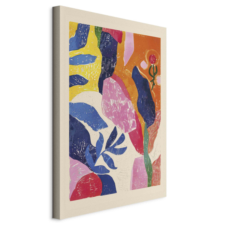Canvas Print Colorful Abstraction - A Composition Inspired by the Work of Henri Matisse 159937 additionalImage 2