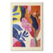 Canvas Print Colorful Abstraction - A Composition Inspired by the Work of Henri Matisse 159937