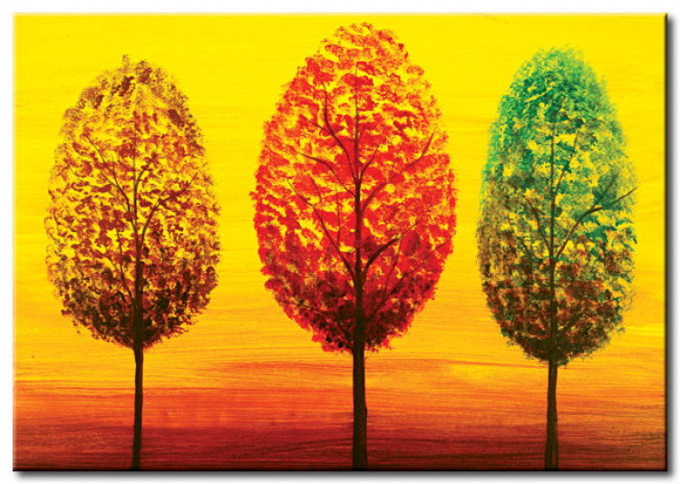 Canvas Art Print Four seasons tree 49837