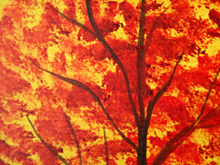 Canvas Art Print Four seasons tree 49837 additionalImage 3