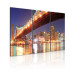 Canvas Art Print Well-lit Brooklyn Bridge 58337 additionalThumb 2