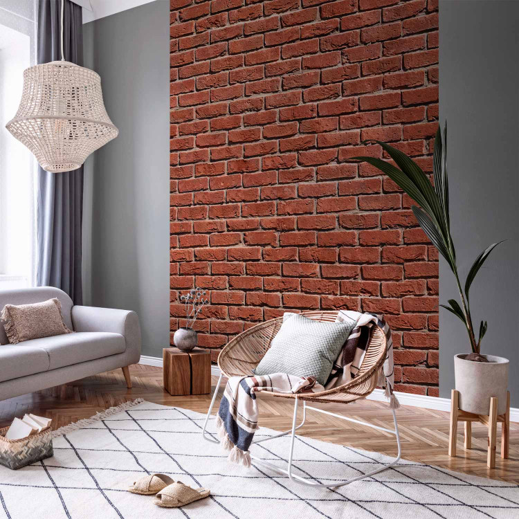 Photo Wallpaper Brick - simple design 60937