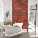 Photo Wallpaper Brick - simple design 60937 additionalThumb 8