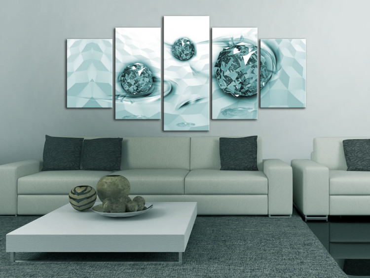 Canvas Print Embedded In Turquoise 62137 additionalImage 3