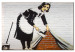 Canvas Art Print Maid in London by Banksy 68037