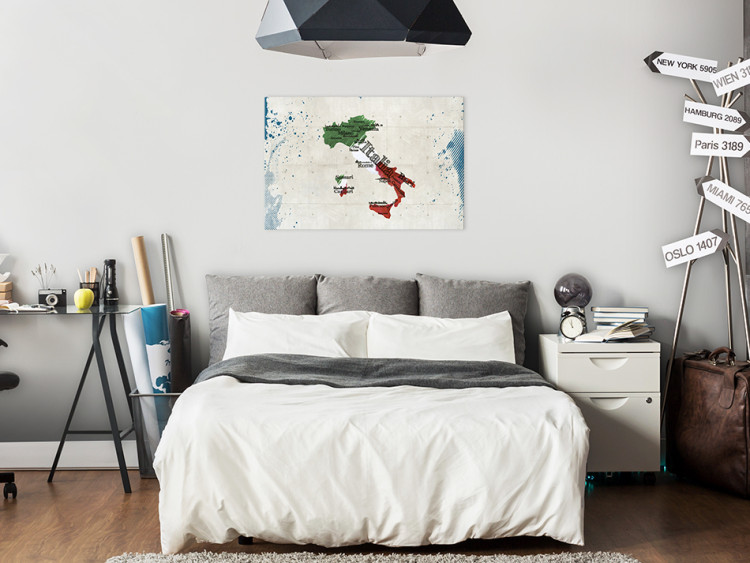 Canvas Map: Italy 90237 additionalImage 3