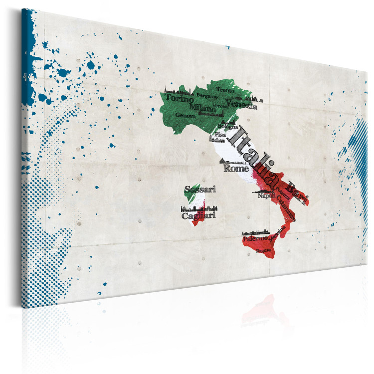 Canvas Map: Italy 90237 additionalImage 2