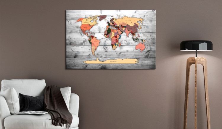 Decorative Pinboard Direction World [Cork Map] 92137 additionalImage 3