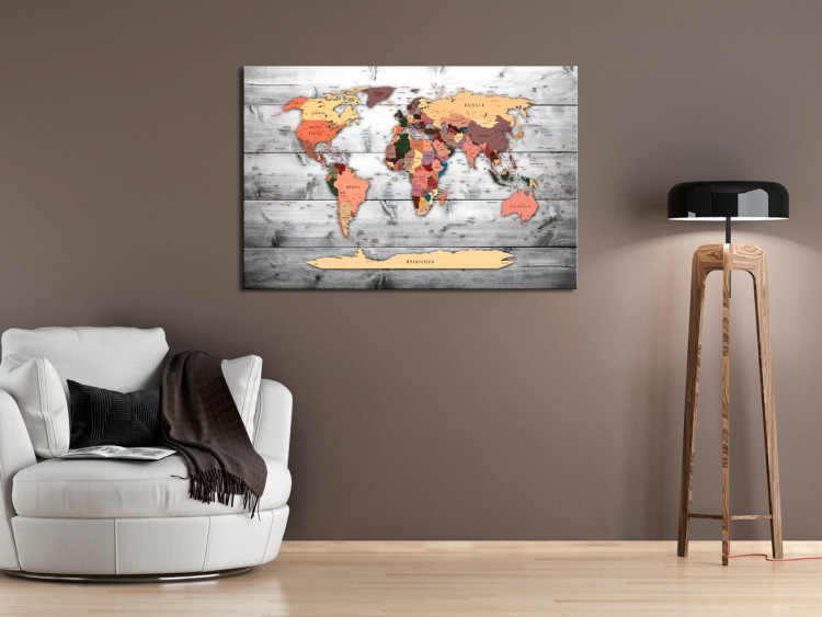 Decorative Pinboard Direction World [Cork Map] 92137 additionalImage 4
