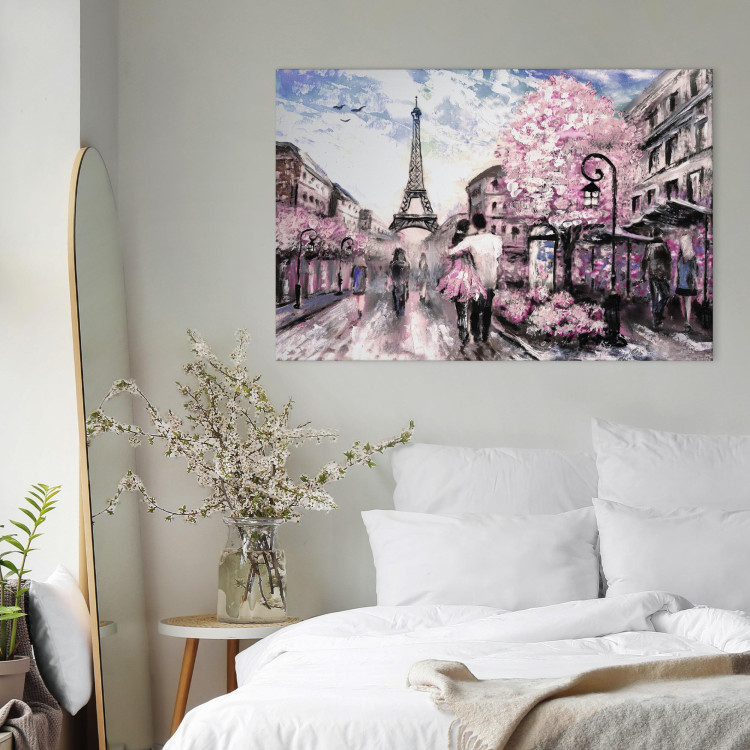 Canvas Art Print Pink Paris 95037 additionalImage 3