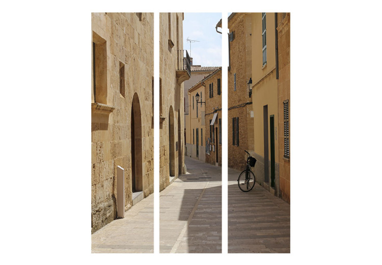 Folding Screen Majorca Vacation - summer city architecture with colorful buildings 95537 additionalImage 3