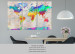 Cork Pinboard World Map: Rainbow Gradient [Cork Map] 96137 additionalThumb 7
