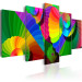 Canvas Print Twisted Colors - Abstract Multicolored Illusion of Various Shapes 98137 additionalThumb 2