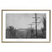 Wall Poster Hollywood - black and white cinematic shot among trees overlooking mountains 116347 additionalThumb 14