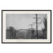 Wall Poster Hollywood - black and white cinematic shot among trees overlooking mountains 116347 additionalThumb 18