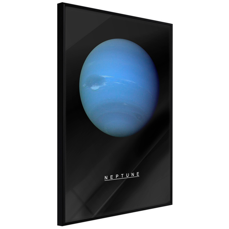 Poster Neptune - blue planet and simple English text against black 116747 additionalImage 10