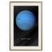 Poster Neptune - blue planet and simple English text against black 116747 additionalThumb 19