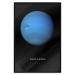 Poster Neptune - blue planet and simple English text against black 116747 additionalThumb 24