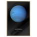 Poster Neptune - blue planet and simple English text against black 116747 additionalThumb 20