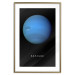 Poster Neptune - blue planet and simple English text against black 116747 additionalThumb 14
