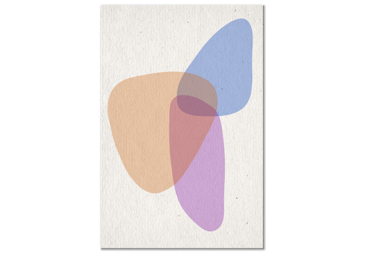 Canvas Print Penetration of colours - three colours mashed together 116947
