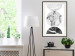 Poster Marble Circles - black and white composition with three geometric figures 117347 additionalThumb 22